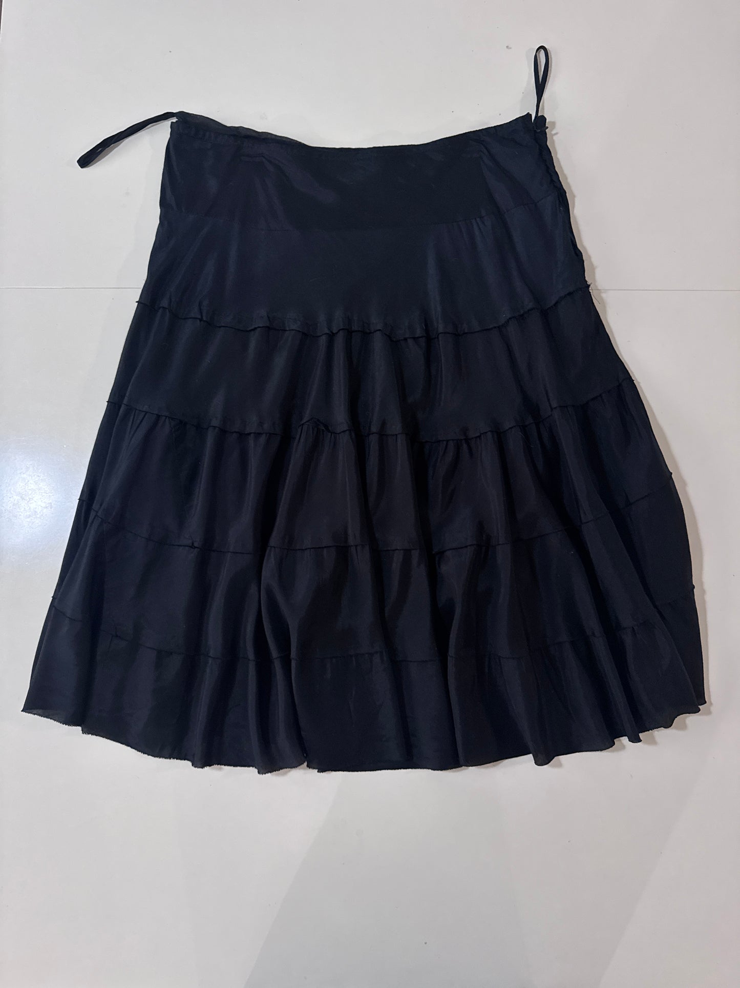 Falda negra campirana, Talla 16w, Mujer, Bohemian Cafe