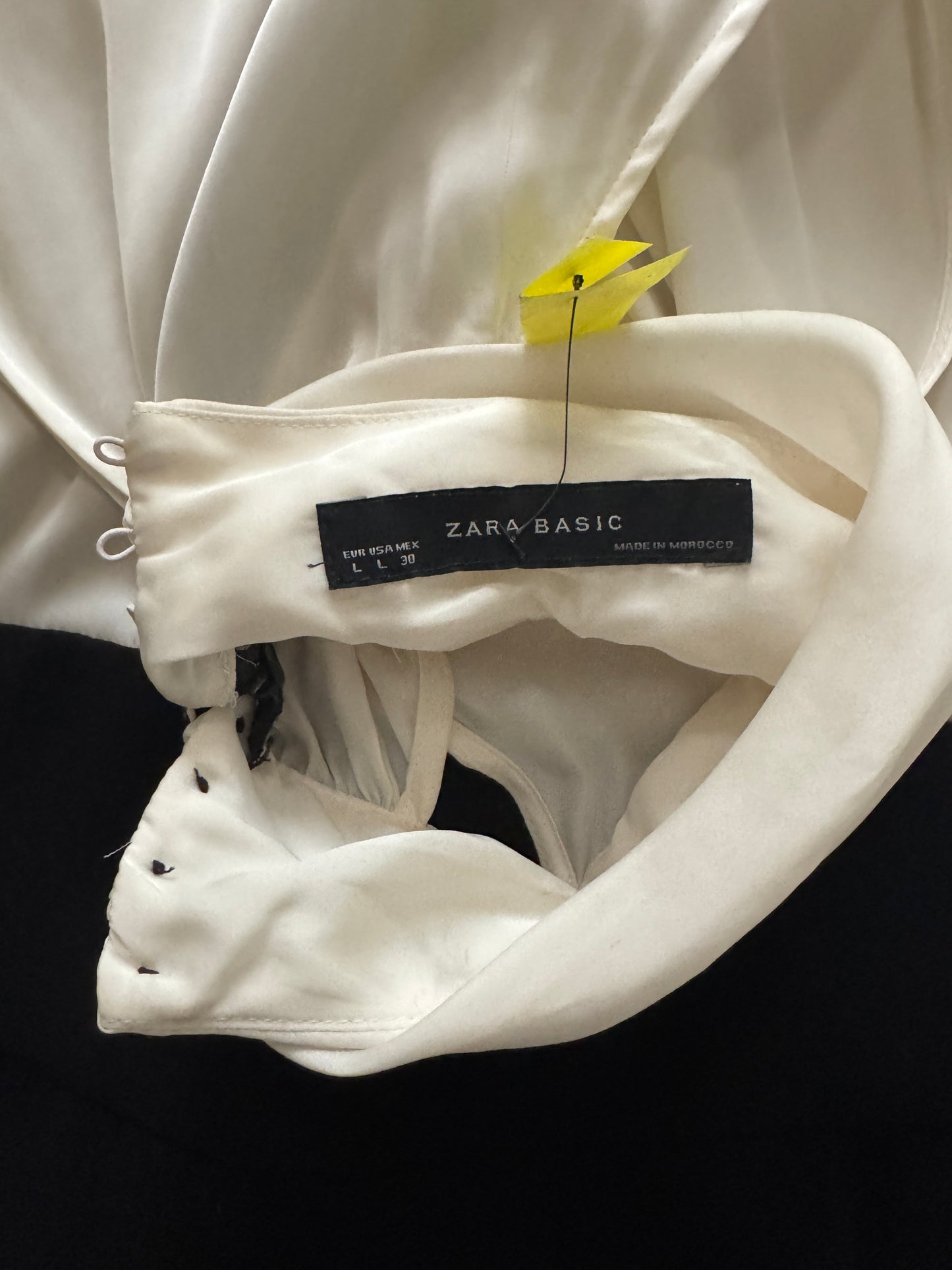 Vestido bicolor, Talla L(30), Mujer, Zara