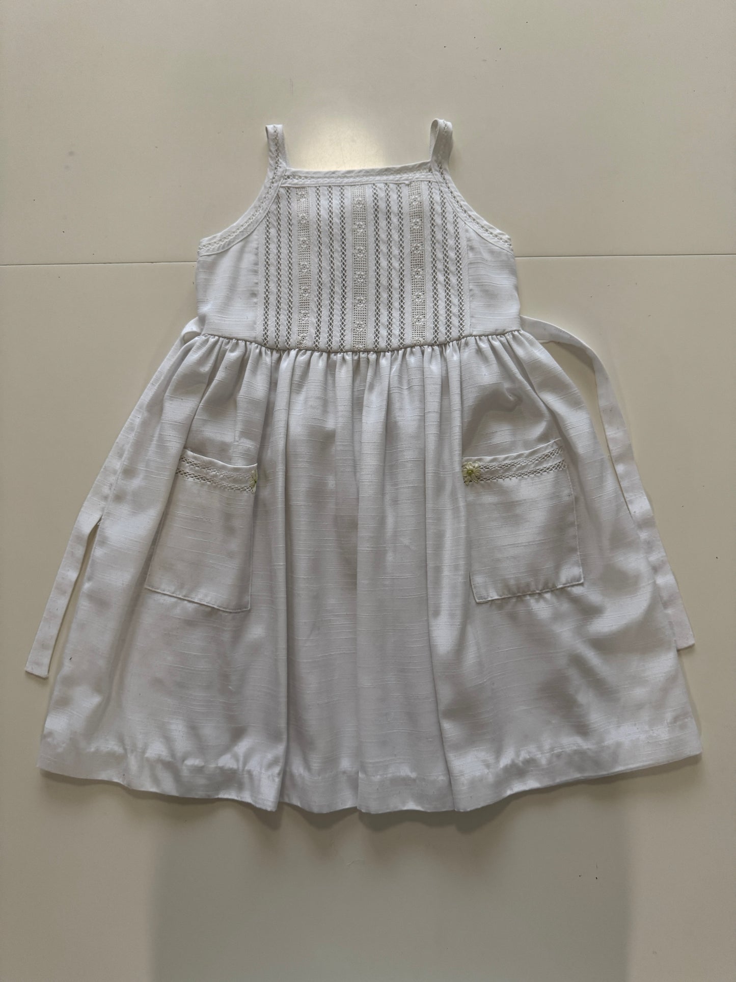 Vestido blanco, Talla 6 años, Niña, Jessy Franz