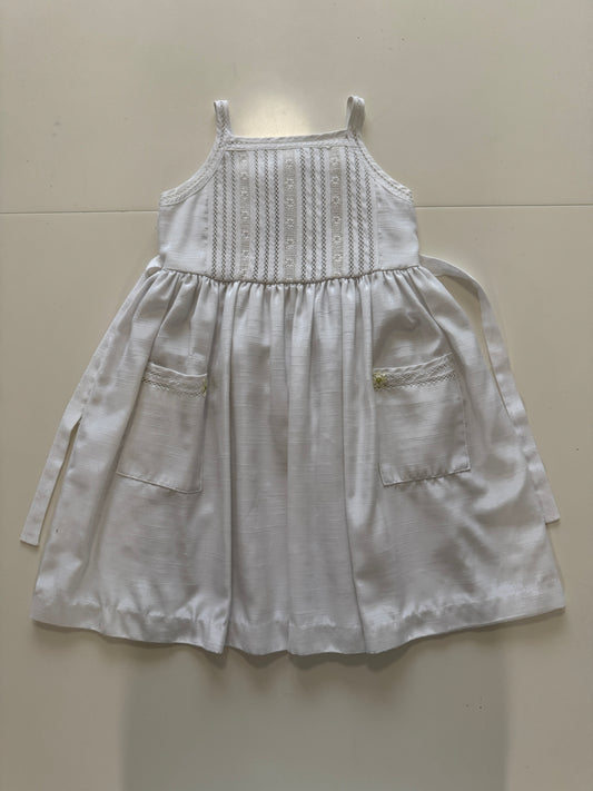 Vestido blanco, Talla 6 años, Niña, Jessy Franz