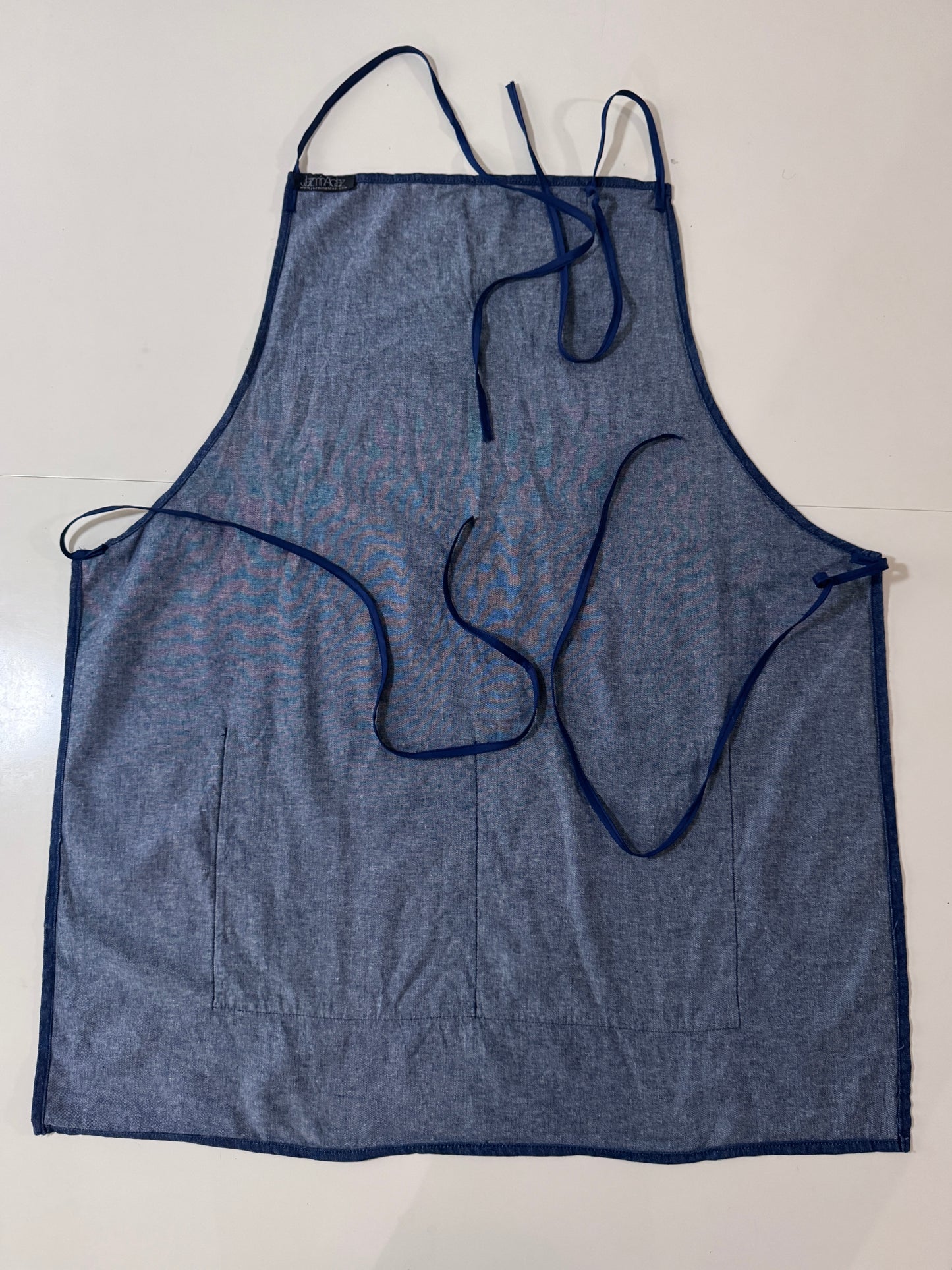 Mandil grande de mezclilla, Unisex