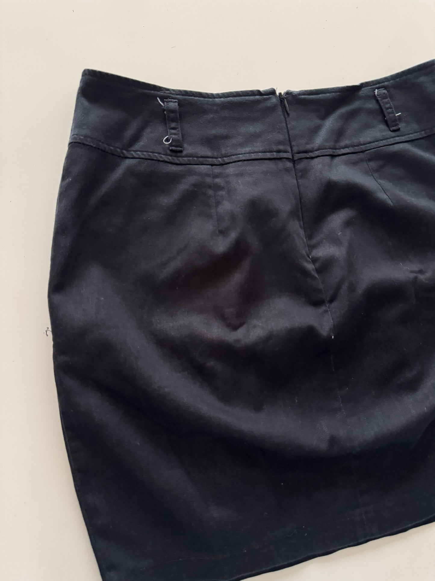 Falda negra, Talla 9,L, Mujer, Metropolis