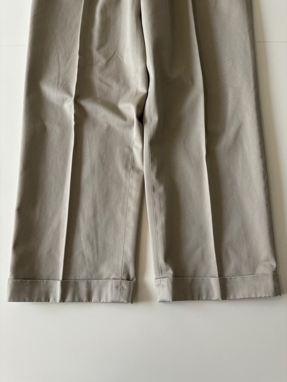 Pantalones de pinzas beige, Talla 38 x 30, Hombre