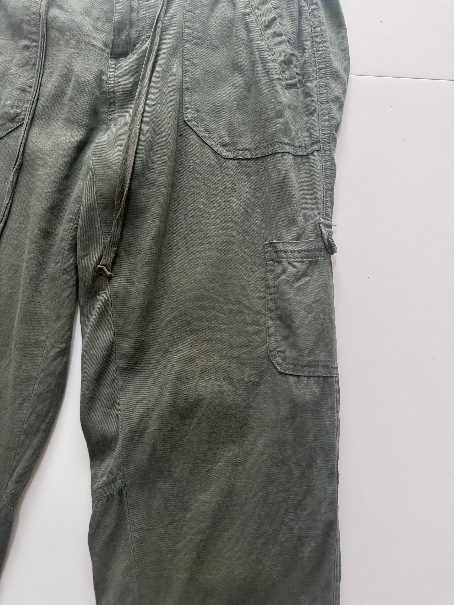 Capris verdes, Talla S, Mujer, So