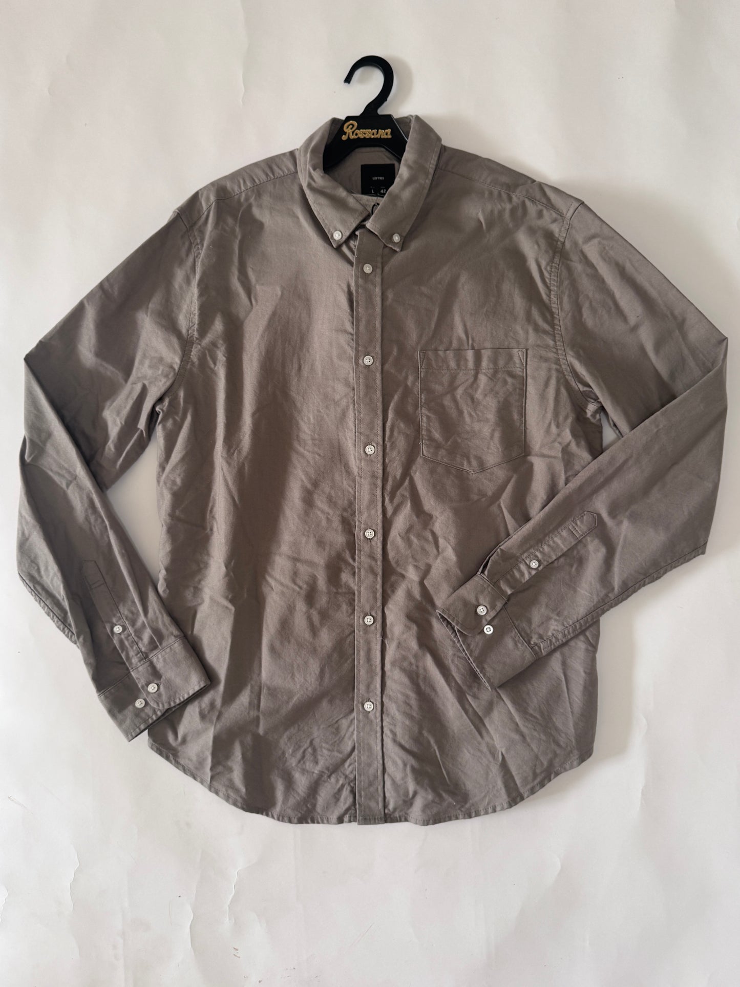 Camisa verde claro, Talla L, 42, Hombre, Lefties