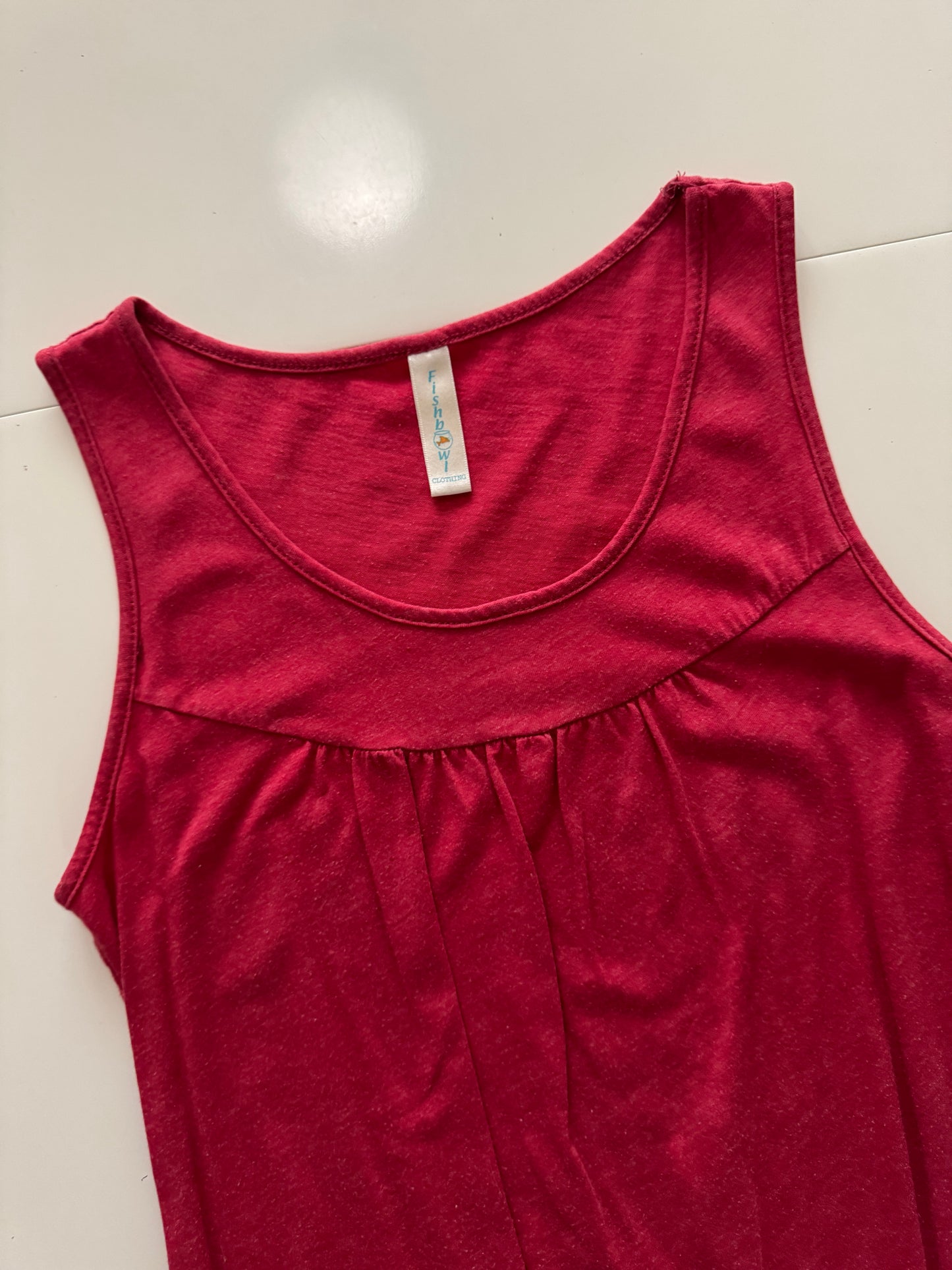 Blusa roja, Talla S, Mujer, Fish Bowl