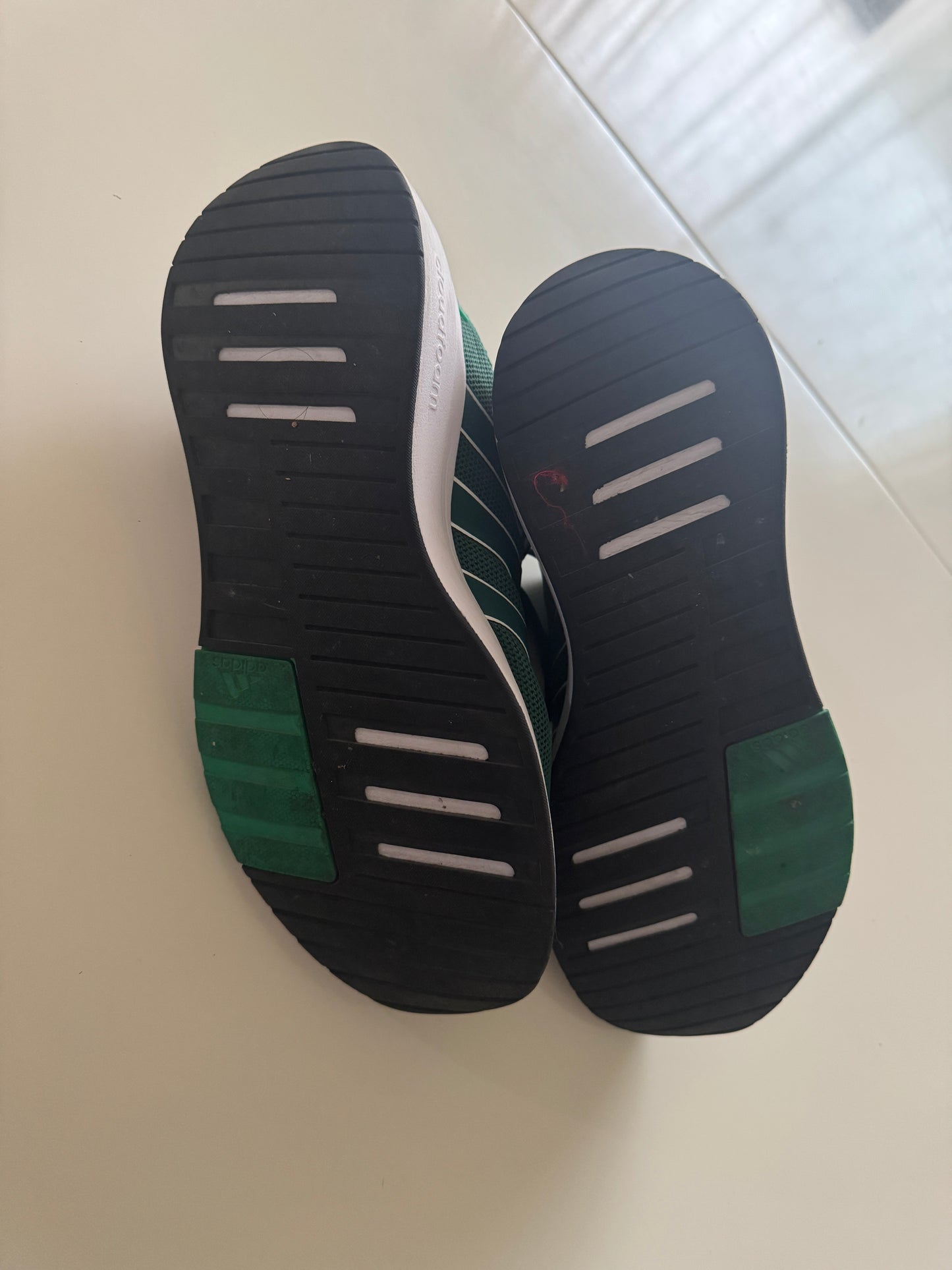 Tenis verdes Cloudfoam, Talla 8.5Usa, Adidas, Hombre