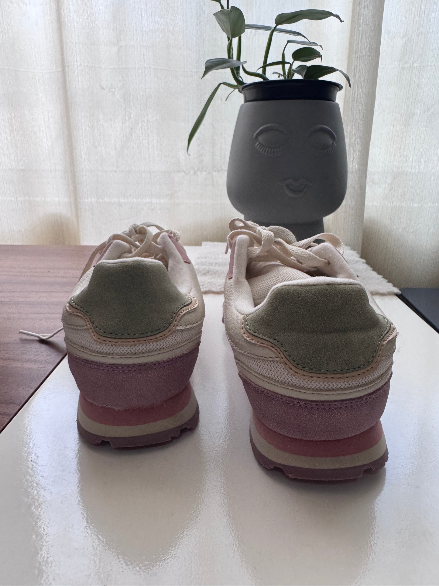 Tenis deportivos rosas, Talla 37Eur, 24Mx, Mujer, Sfera