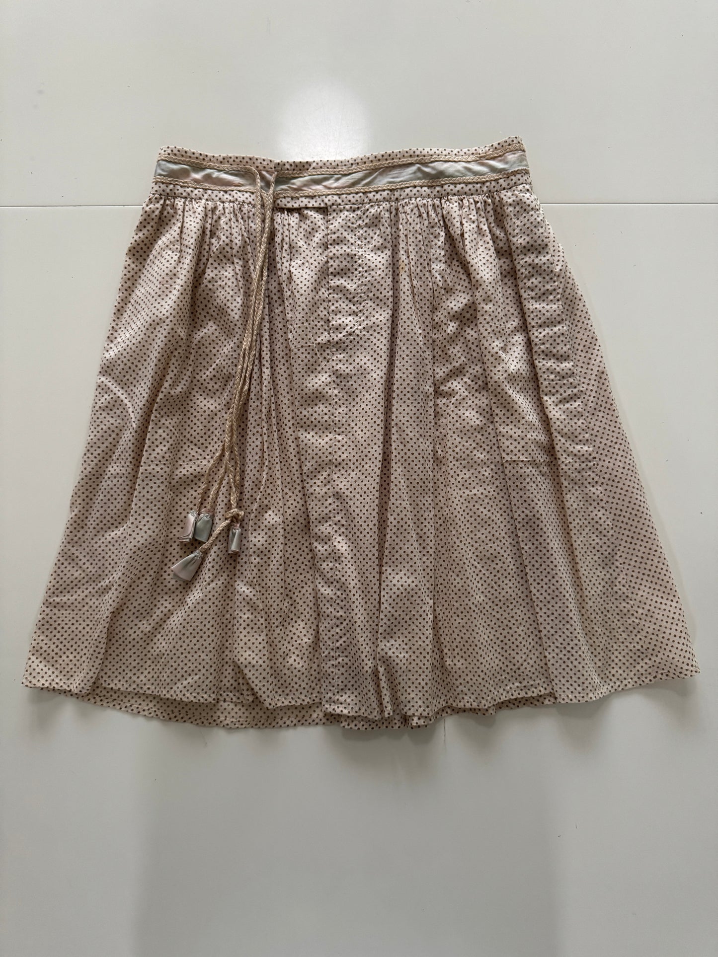 Falda de lunares beige, Talla 2, Mujer, Rebecca Taylor