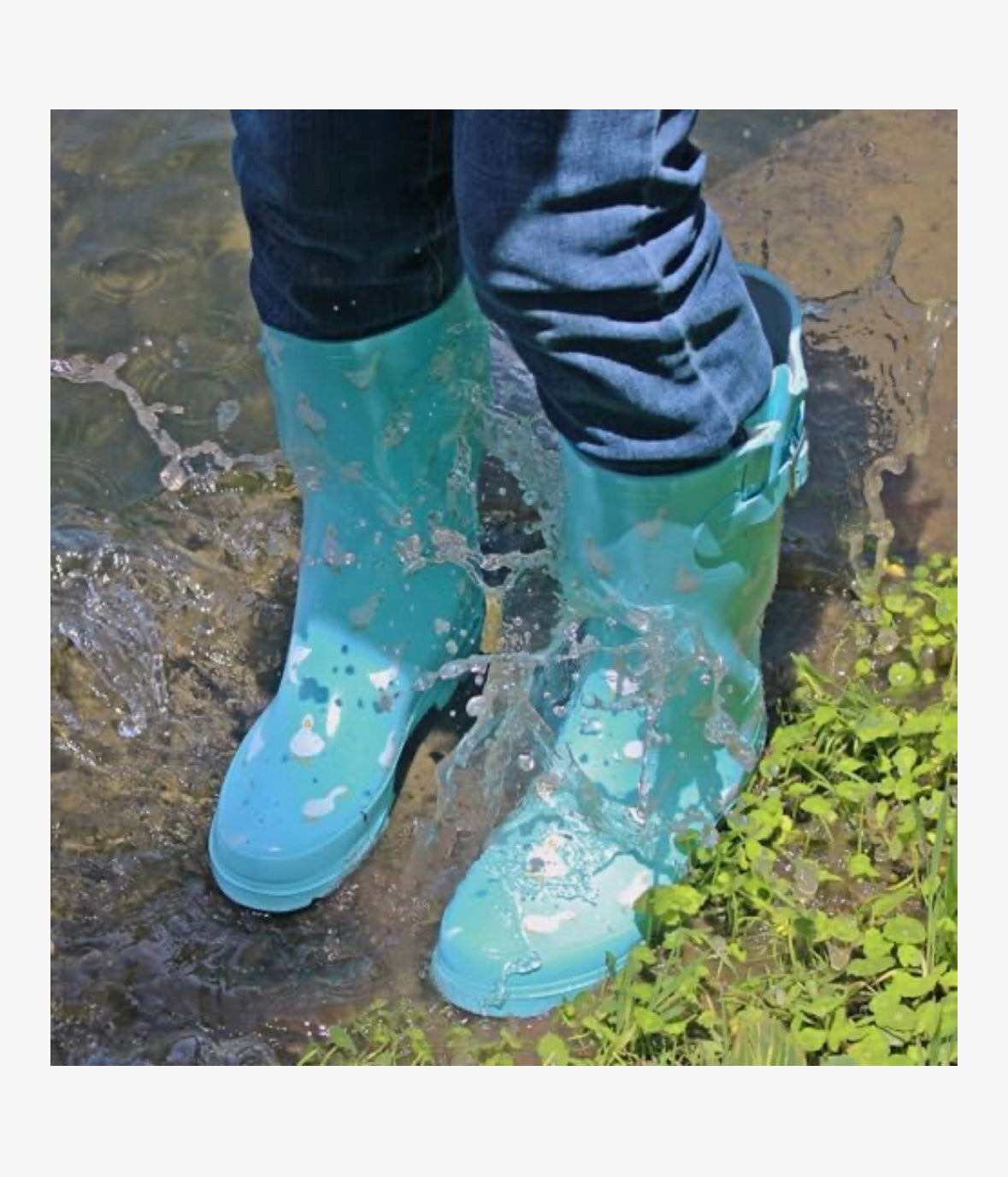 Botas de lluvia para jardín, Mujer, Talla 7usa, Landchief