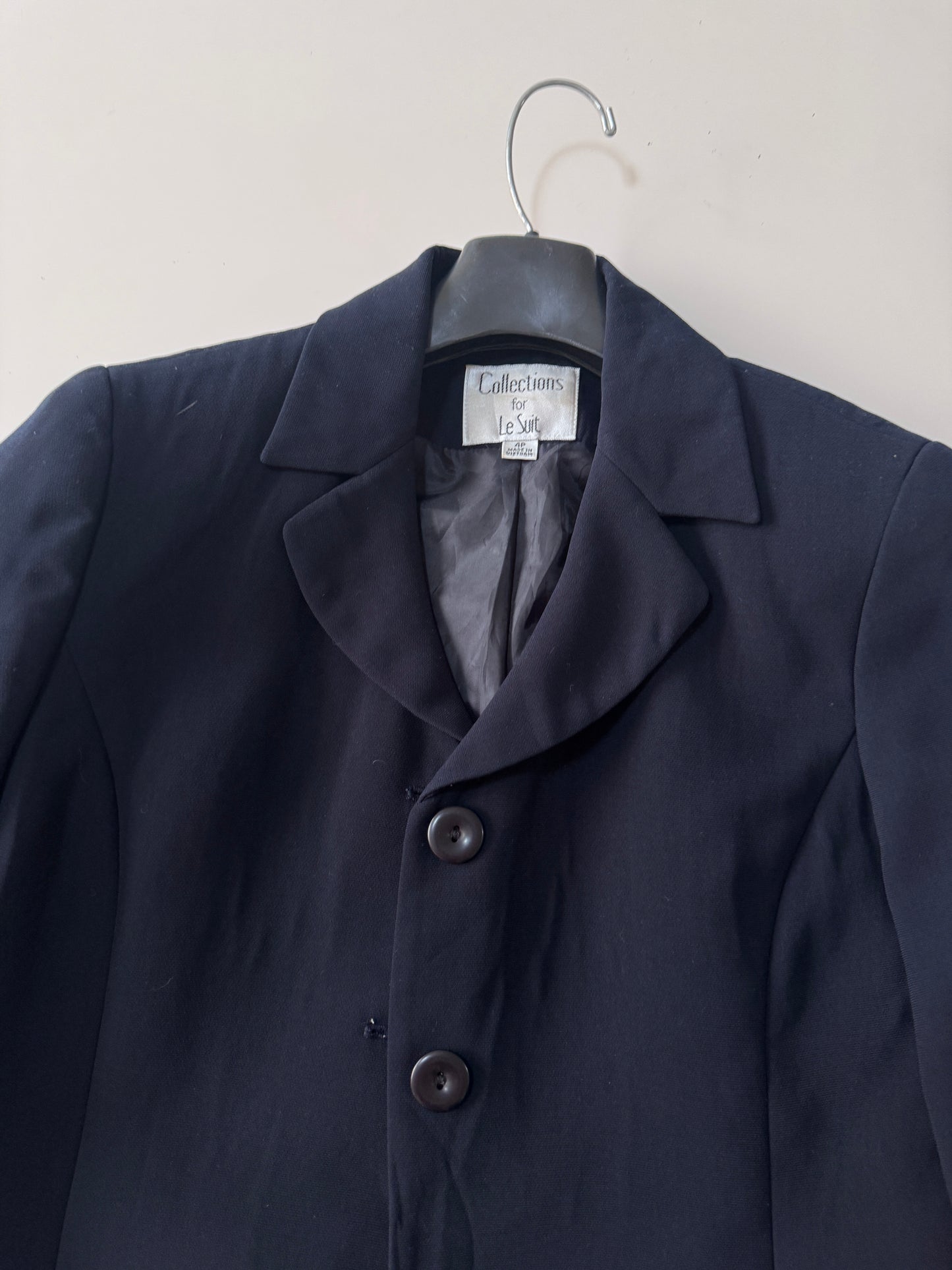 Saco ejecutivo azul marino, Talla 4P, S, Mujer, Collections for Le Suit