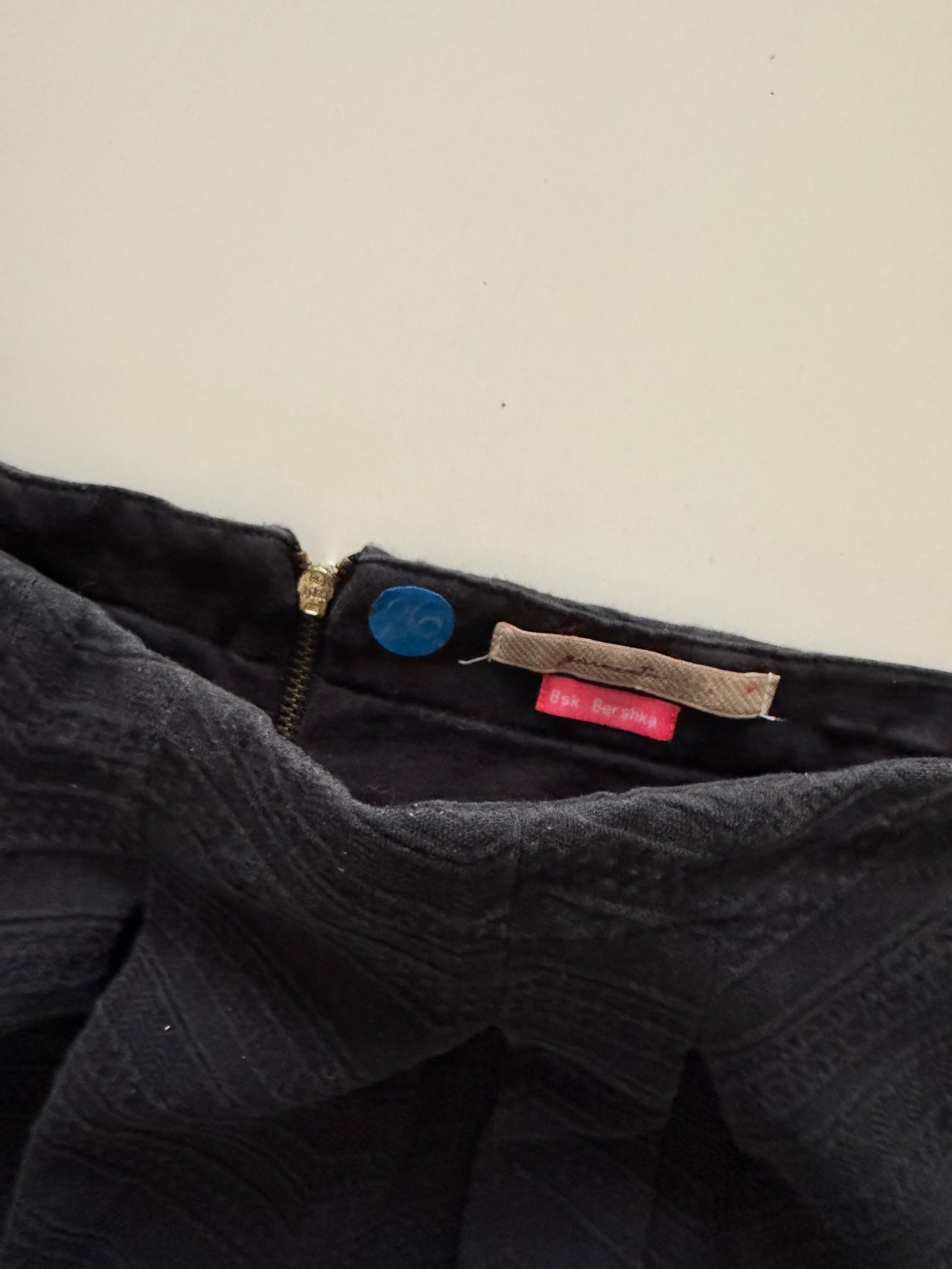 Falda negra, Talla 26, Mujer, Bershka