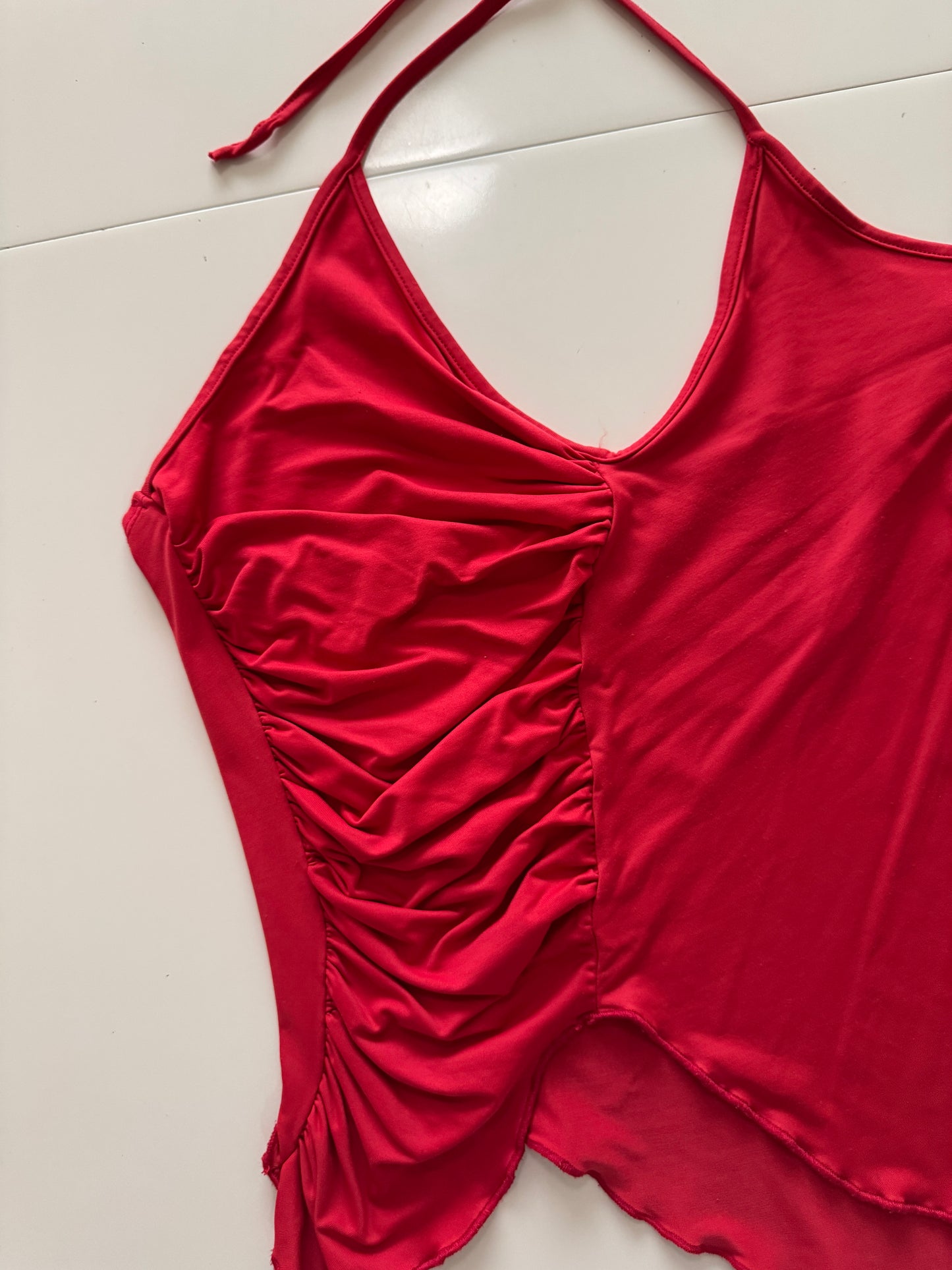 Top halter rojo, Talla M/L, Mujer, Soho