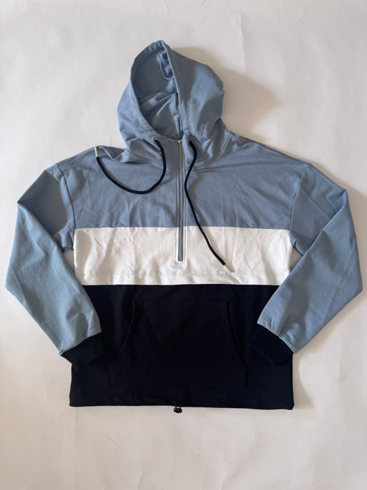 Sudadera deportiva de franjas, Talla S, Mujer, Ostoo