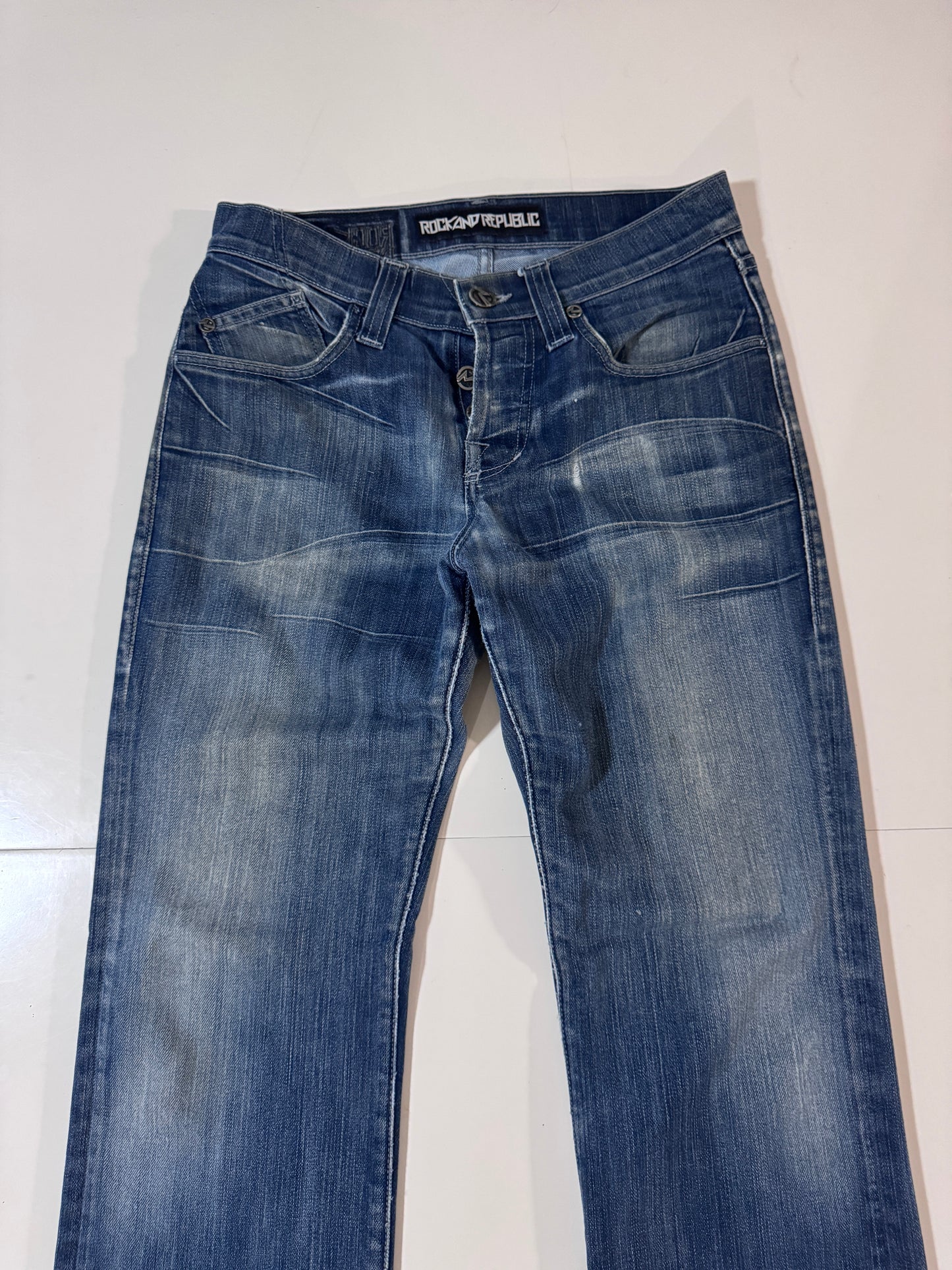 Jeans Y2K, Hombre, Talla 30, Rock & Republic