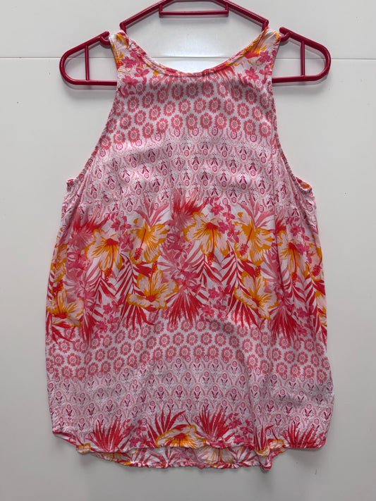 Blusa sin mangas estampada, Talla XS, Mujer, Old Navy