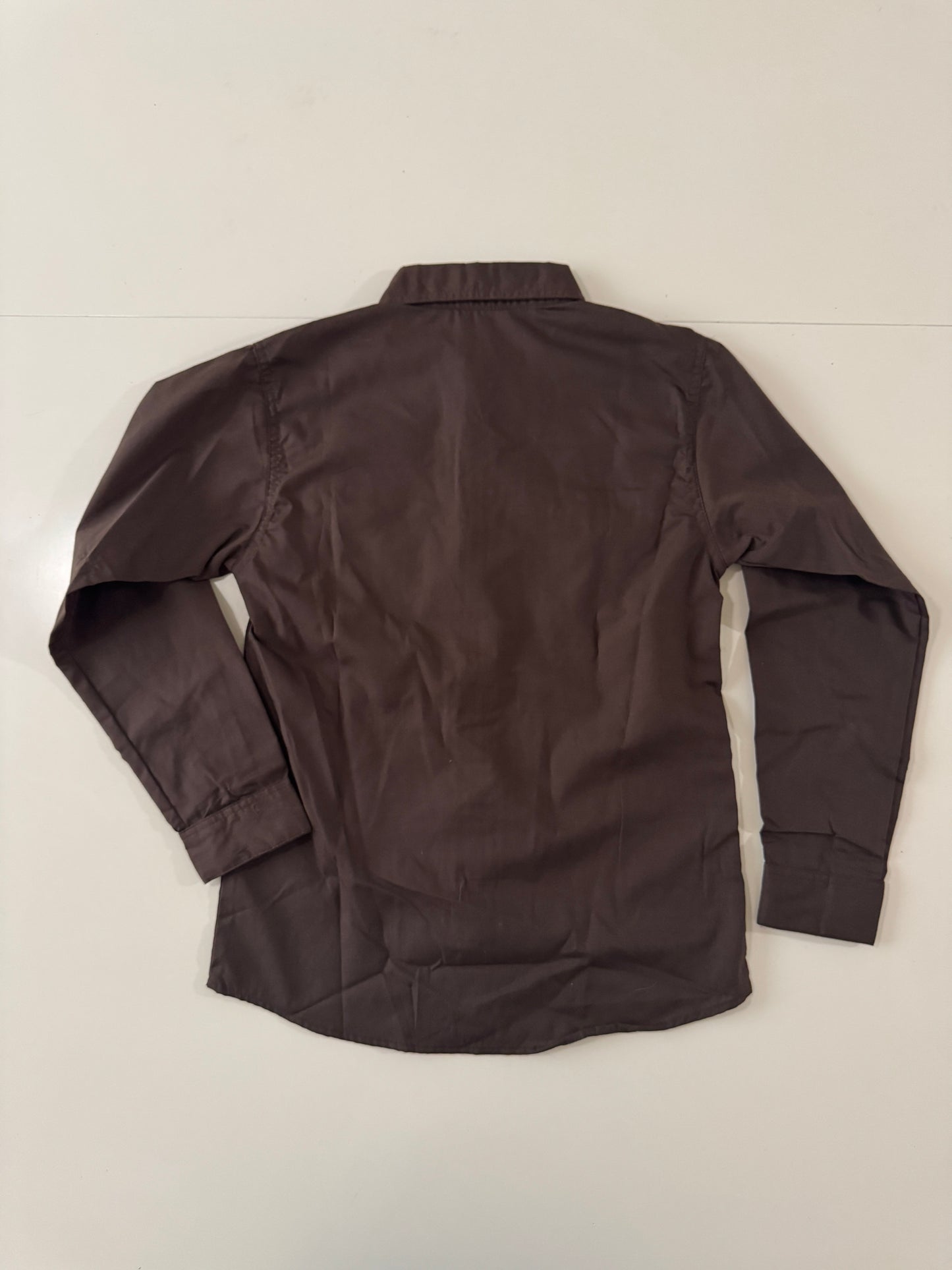 Camisa vaquera cafe, Talla 12 años, Kracto, Niño