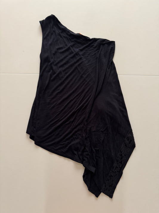 Blusa asimétrica con lentejuelas, Talla S, Mujer, Forever 21