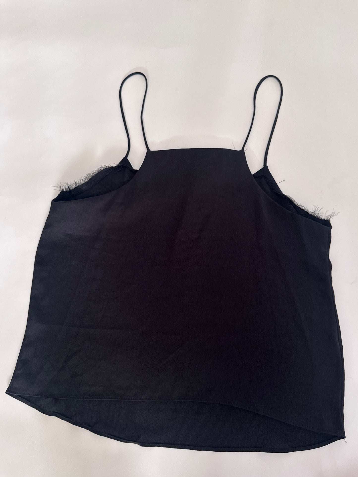 Top de tirantes negro, Talla S, Mujer, Mango