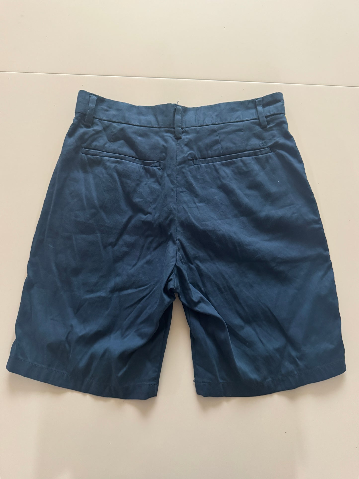 Shorts azules con rayas laterales, Talla 29, Calvin Klein, Hombre
