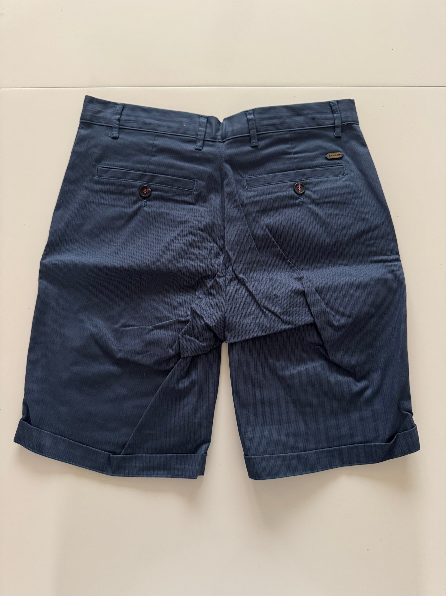 Shorts de vestir azules, Talla 28, Hombre, C&A