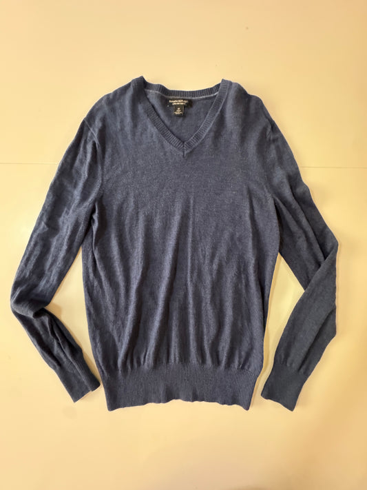 Sweater azul 100% Merino, Talla M, Hombre, Banana Republic
