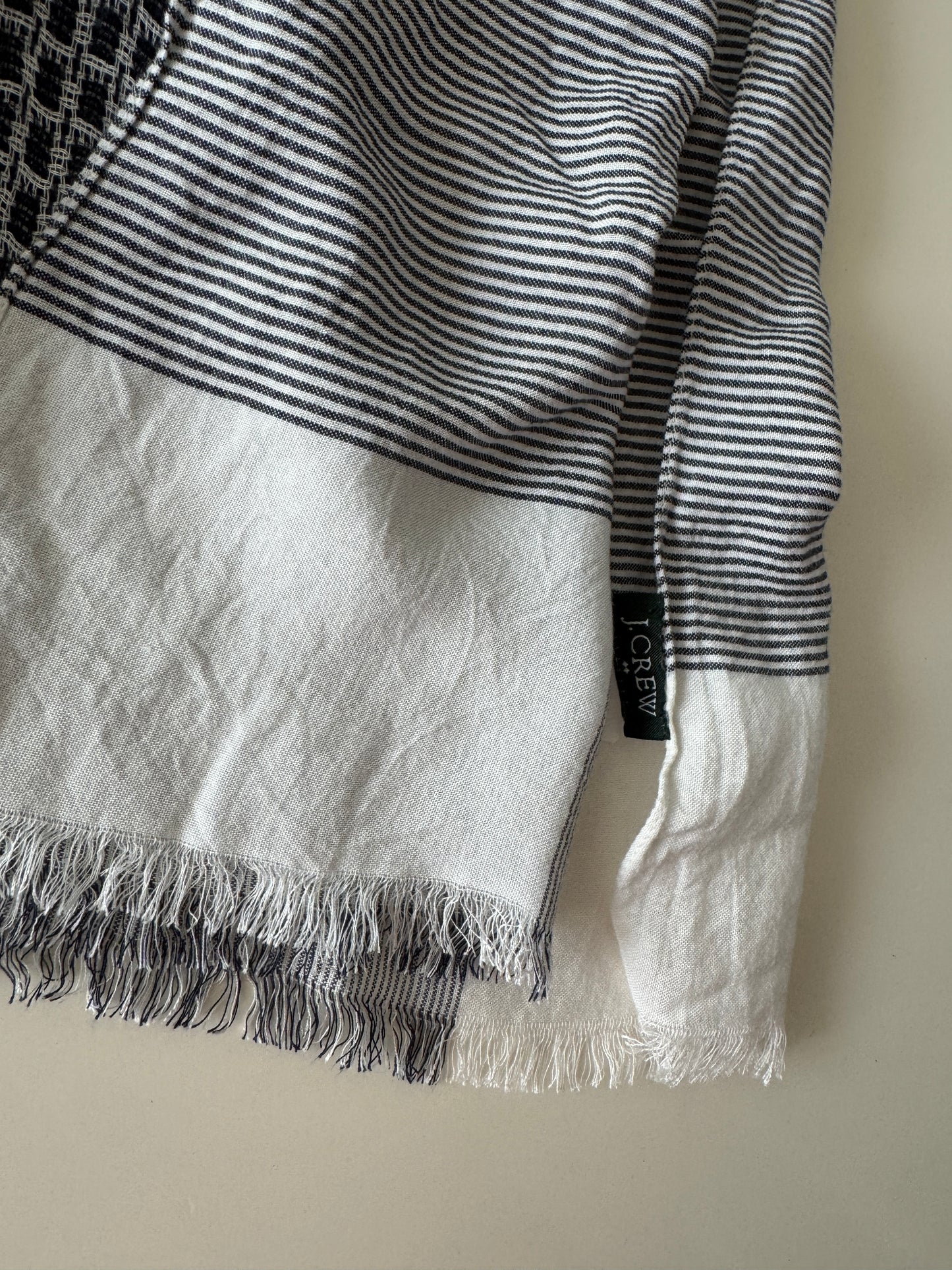 Pashmina estampada, rayas y cuadros, Unitalla, Unisex, J.Crew