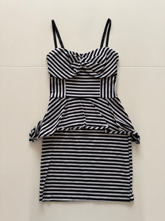 Vestido pepplum, Talla Xs, Mujer