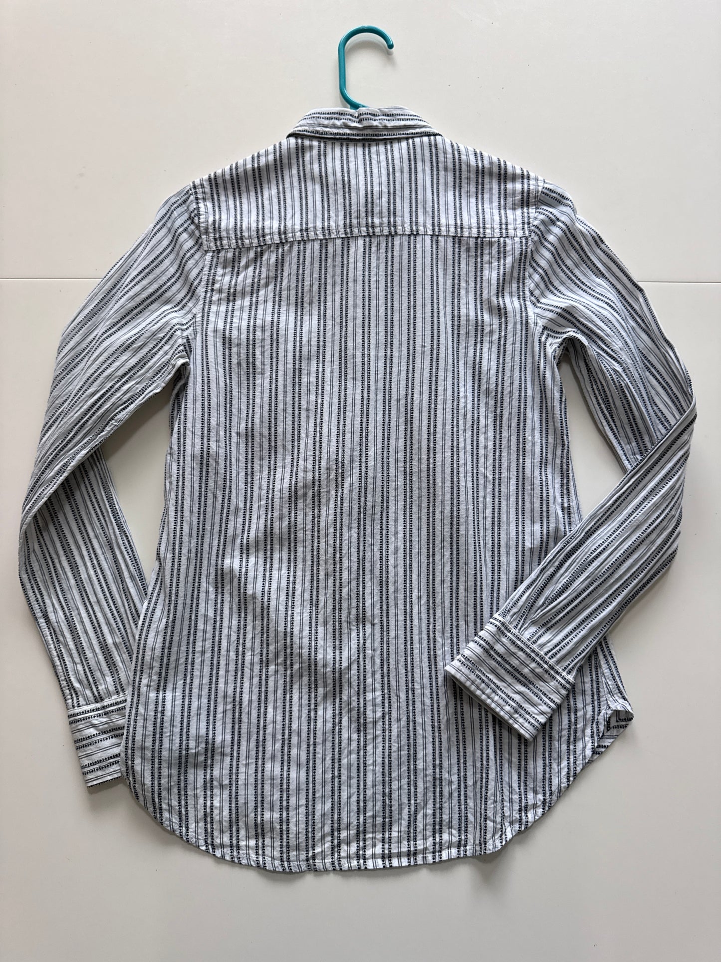 Camisa manga larga rayas, Talla Xs, Mujer, Merona