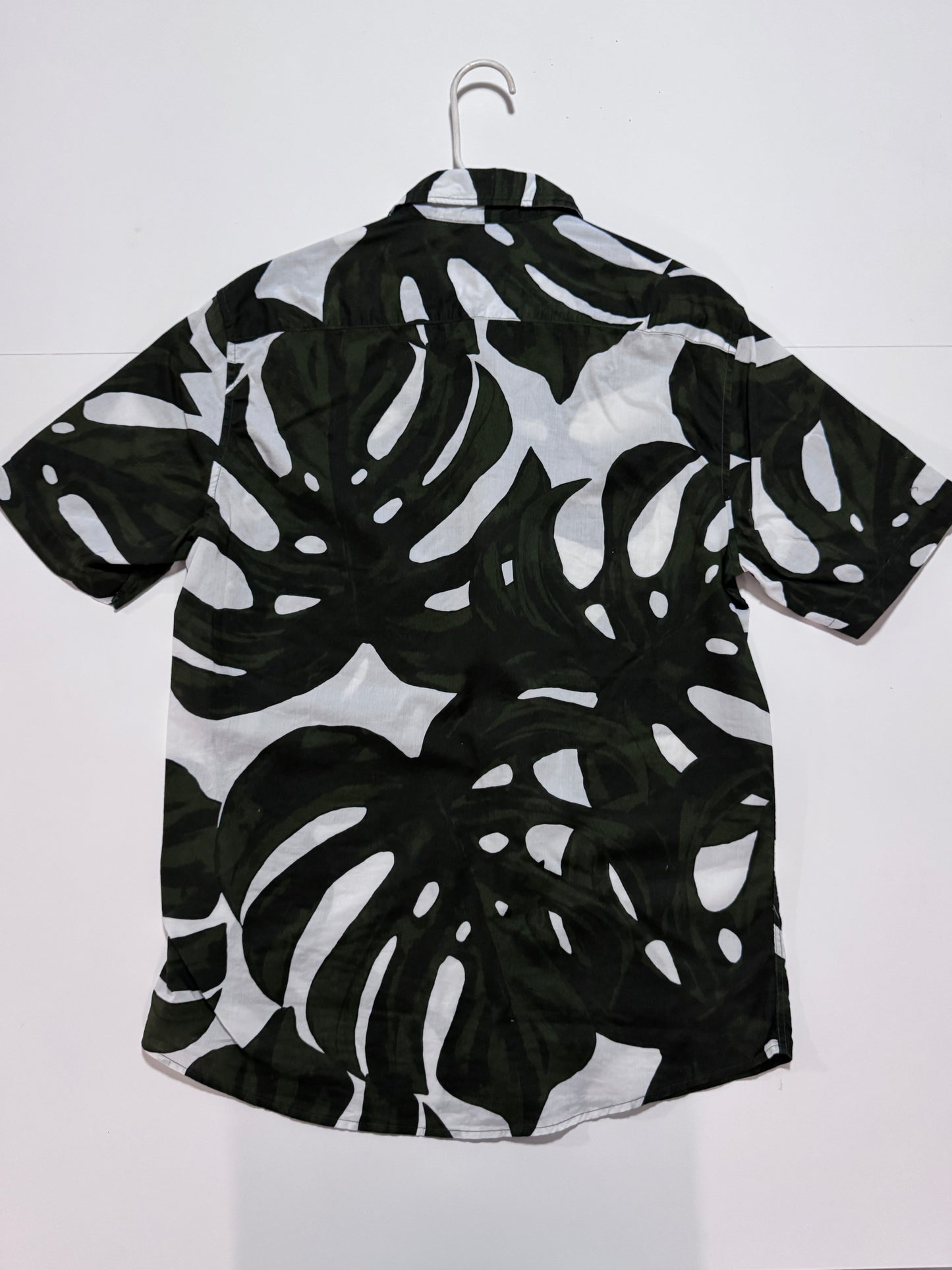 Camisa estampado tropical, Talla S, Regular Fit, Hombre, H&M