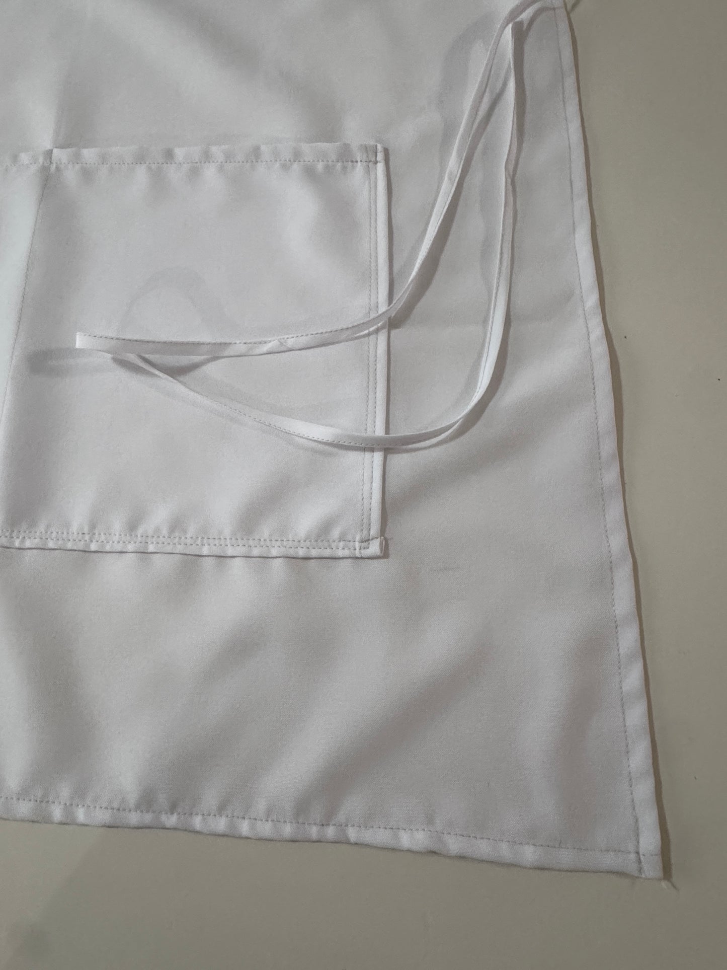 Mandil blanco grande, Unisex