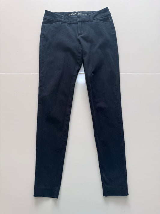 Pantalones chinos negros, Talla 0 Regular, Mujer, Old Navy