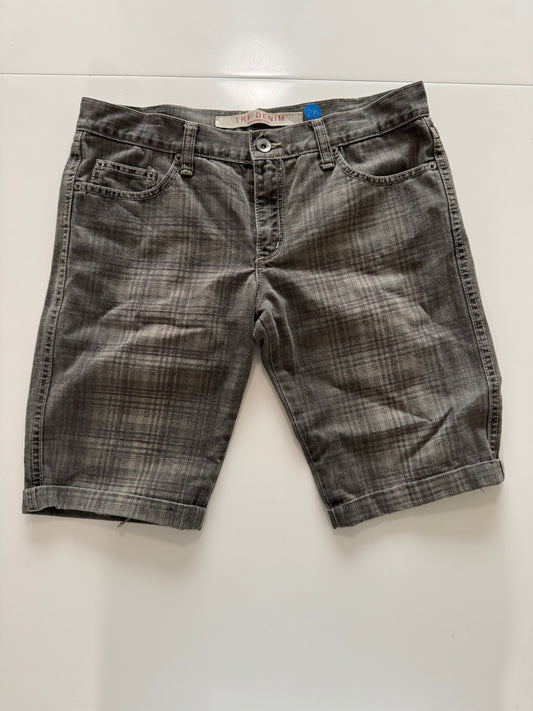 Capris de cuadros, Talla 28, Mujer, Trf Denim