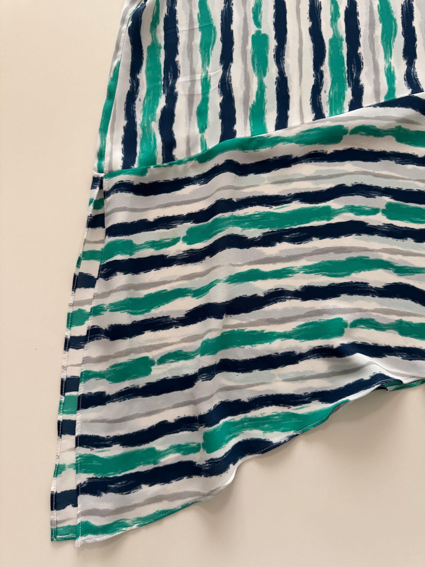 Blusa asimétrica estampada, Talla L, Mujer, Alfani