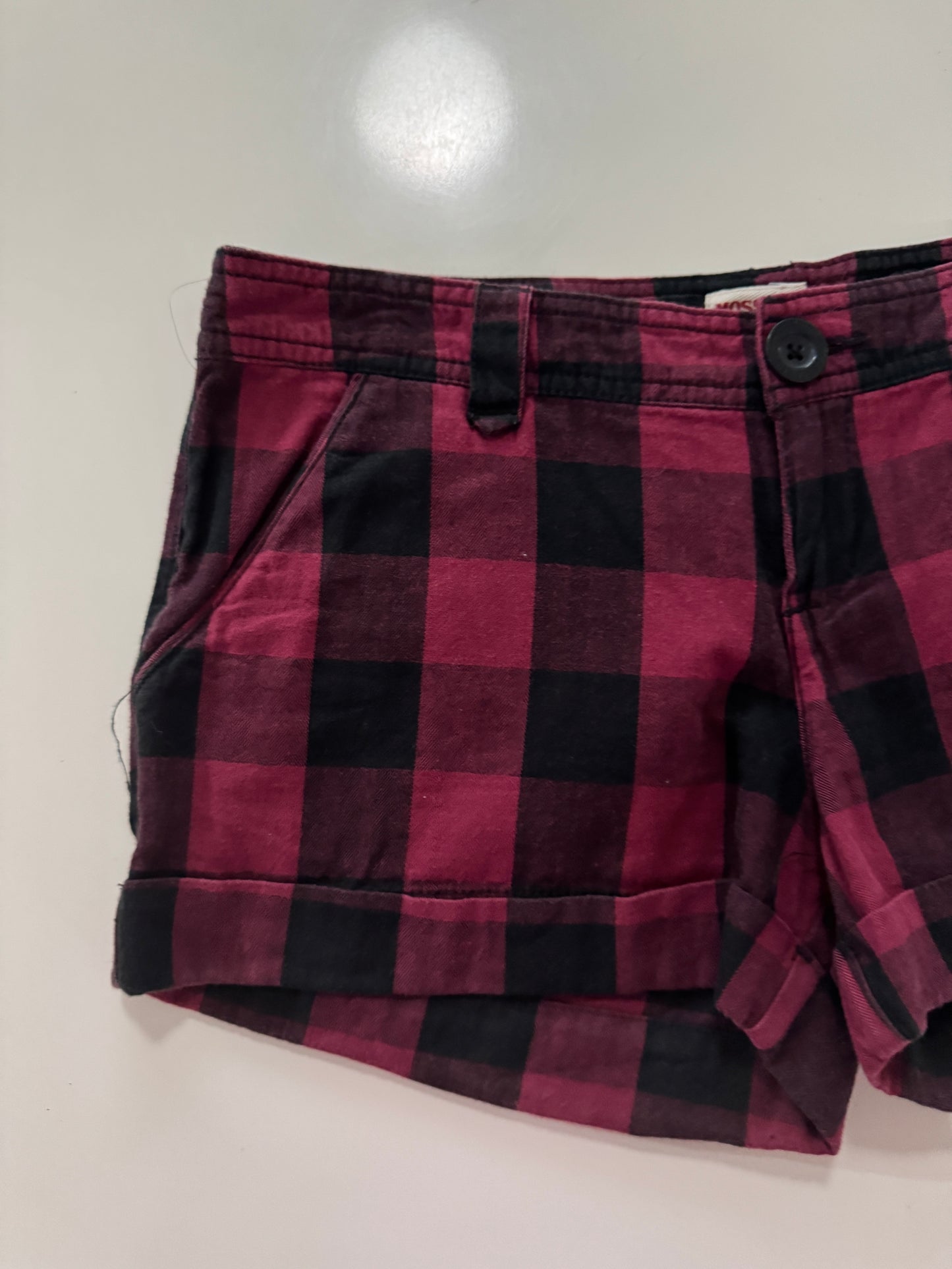 Shorts de cuadros, Talla 5, Mujer, Mossimo