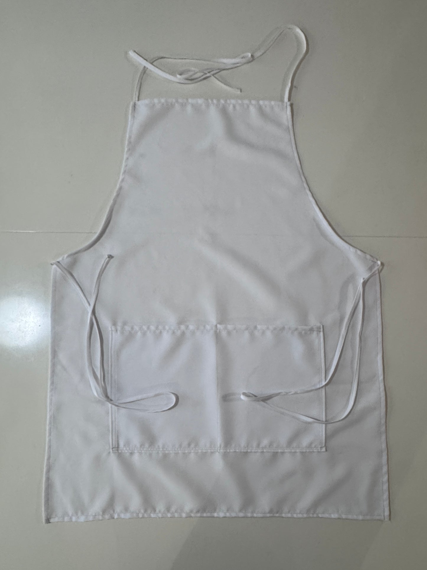 Mandil blanco grande, Unisex