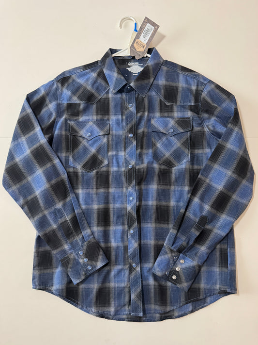 Camisa vaquera azul, Talla Xl, Hombre, Kracto
