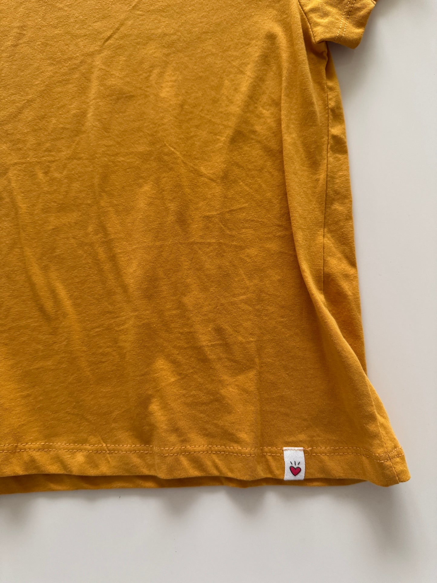 Playera mostaza, Talla 9-10 años, Niña, Lefties