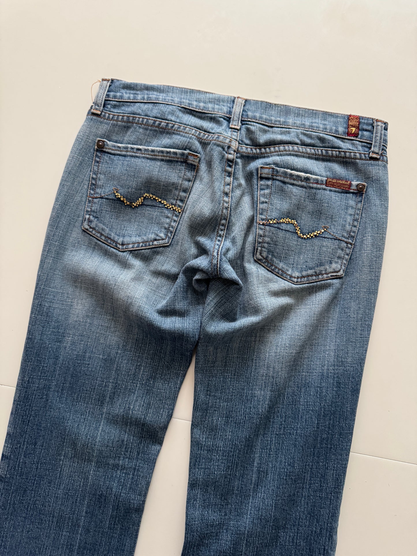 Jeans Y2K, Talla 27, Mujer, Seven