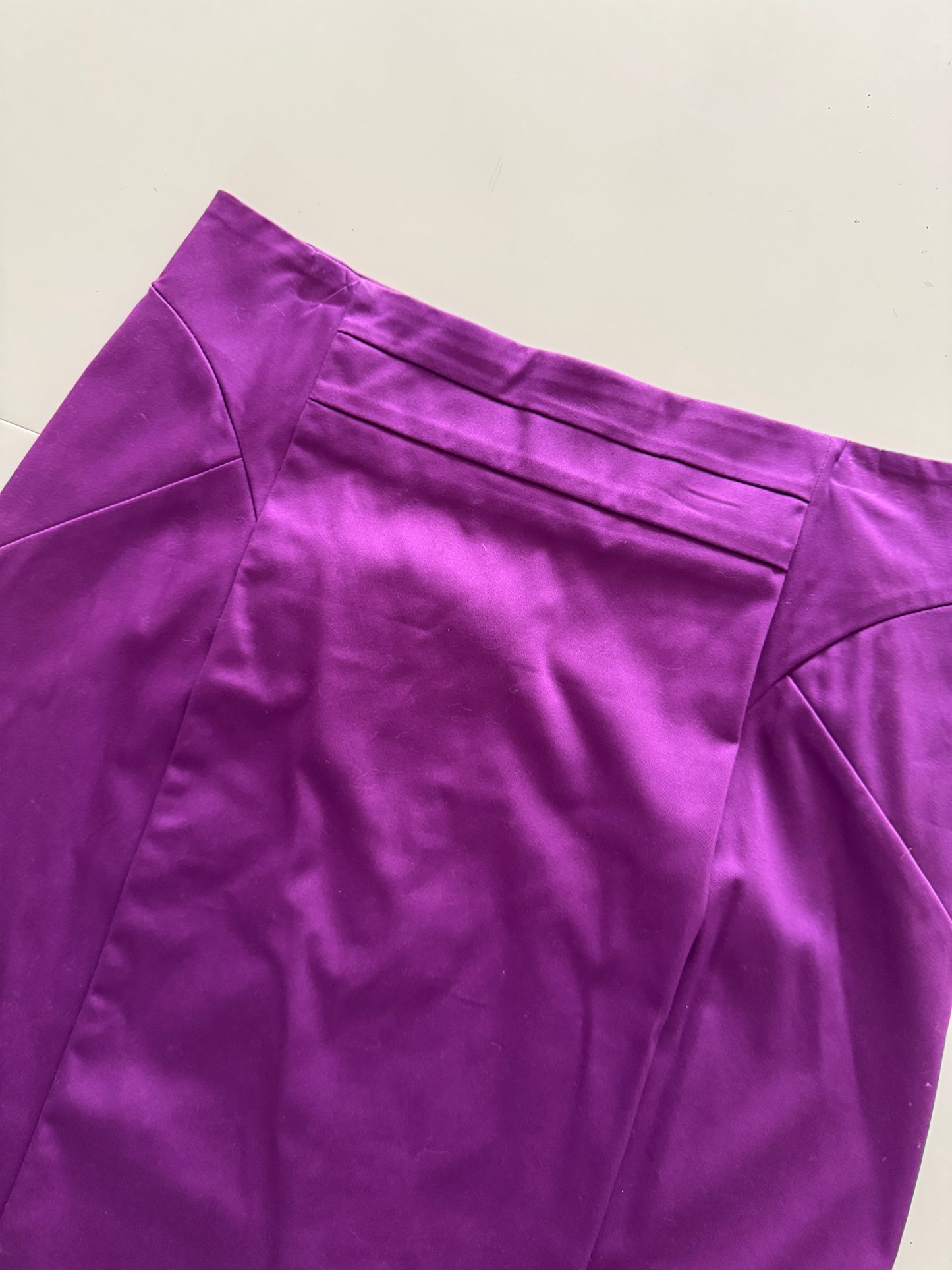 Falda morada de vestir, Talla 8, M, Mujer, Worthington