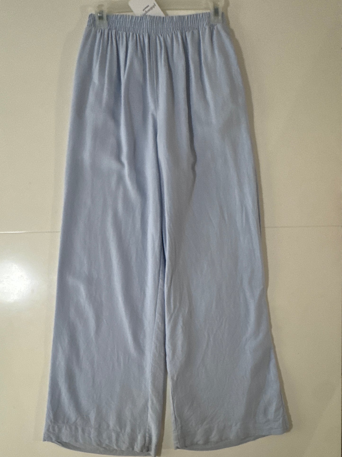 Pantalones de lino celestes, Talla S, Mujer, Philosophy jr.