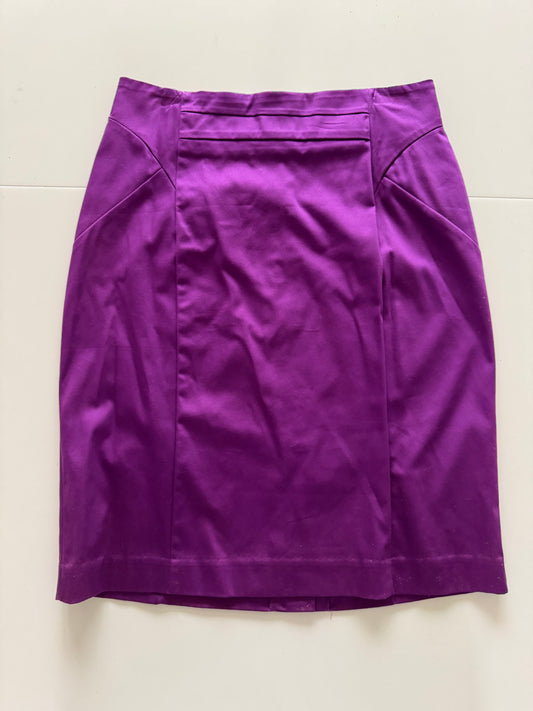 Falda morada de vestir, Talla 8, M, Mujer, Worthington