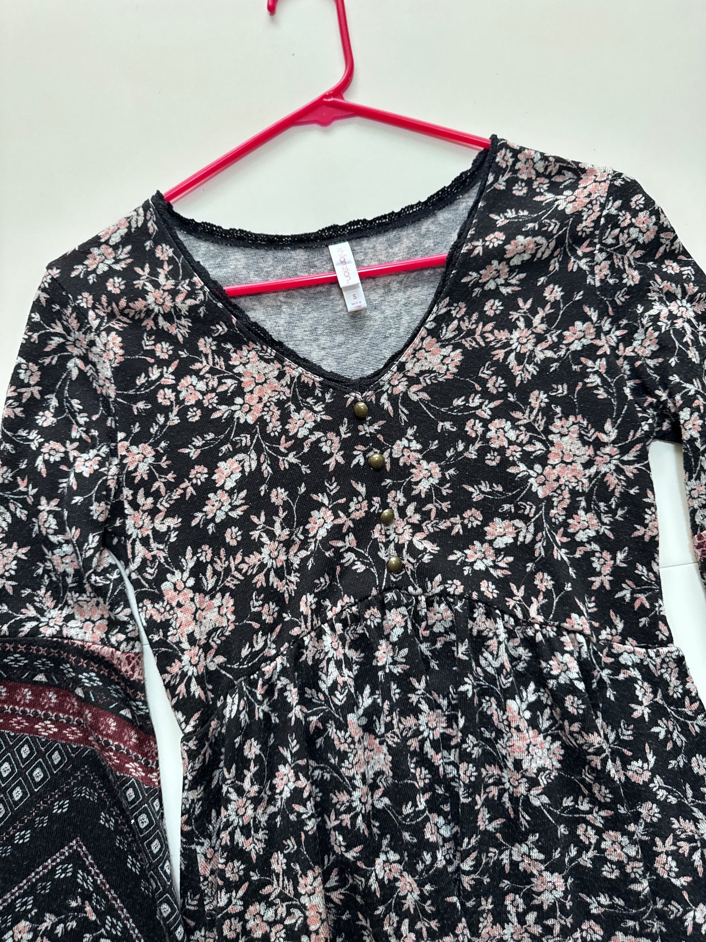 Vestido de punto estampado, Talla S, Mujer, Xhilaration