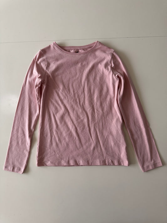Playera manga larga rosa, Talla 8 a 10 años, Niña, H&M