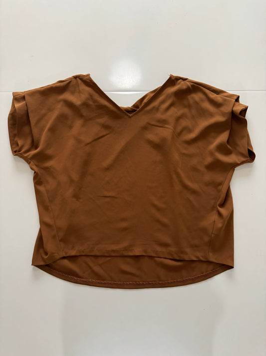 Blusa café, Mujer, Talla S, Lob