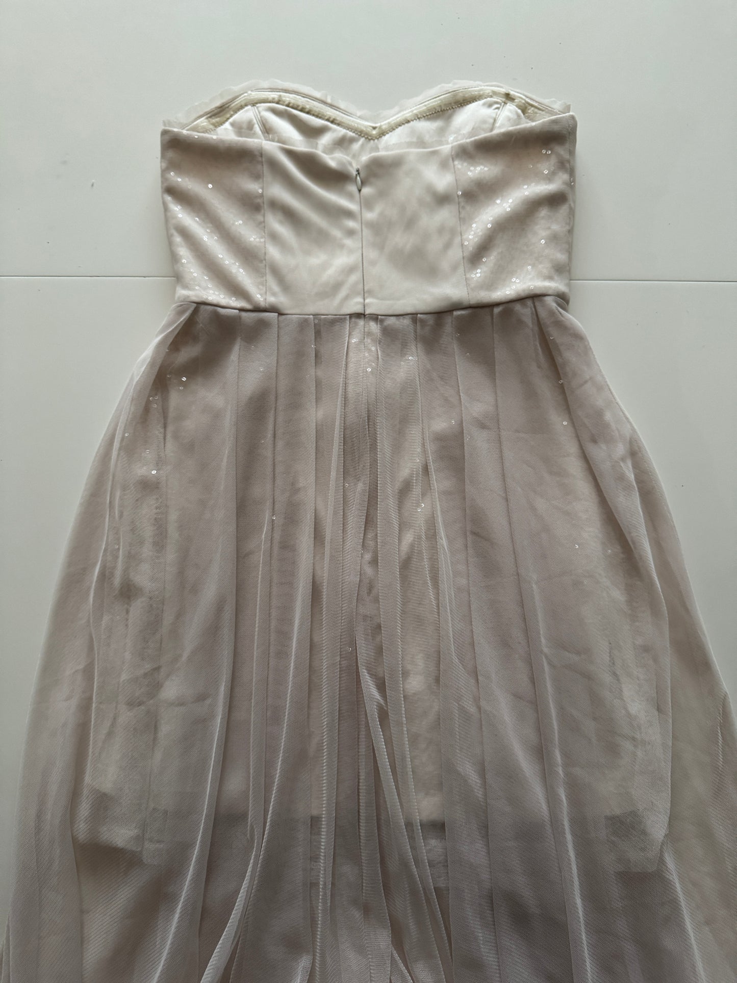 Vestido de lentejuelas y mesh, Talla 8, Mujer, Max and Cleo