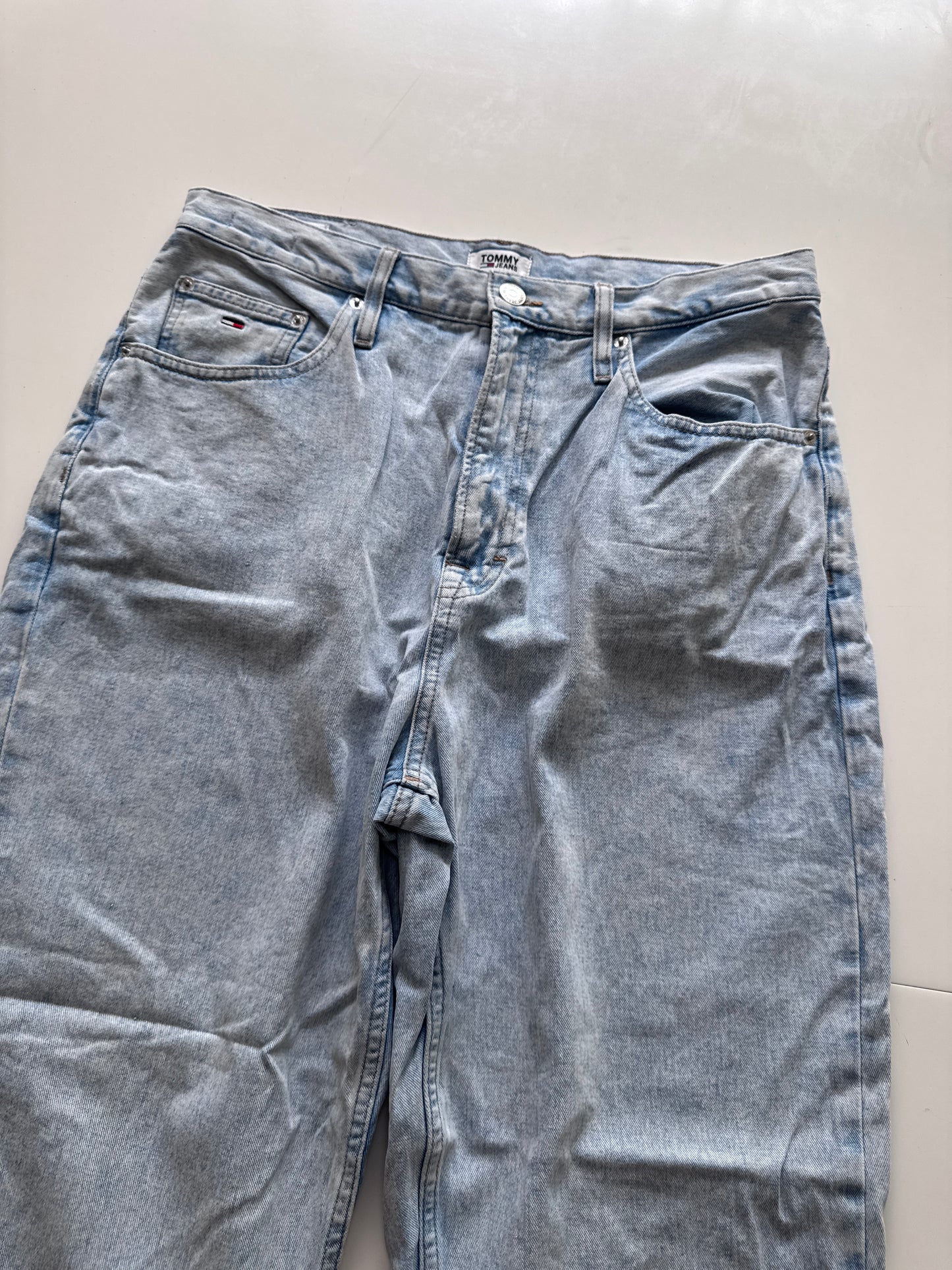 Jeans claros High Rise Tapered, Talla 32w, 30L, Hombre, Tommy Jeans
