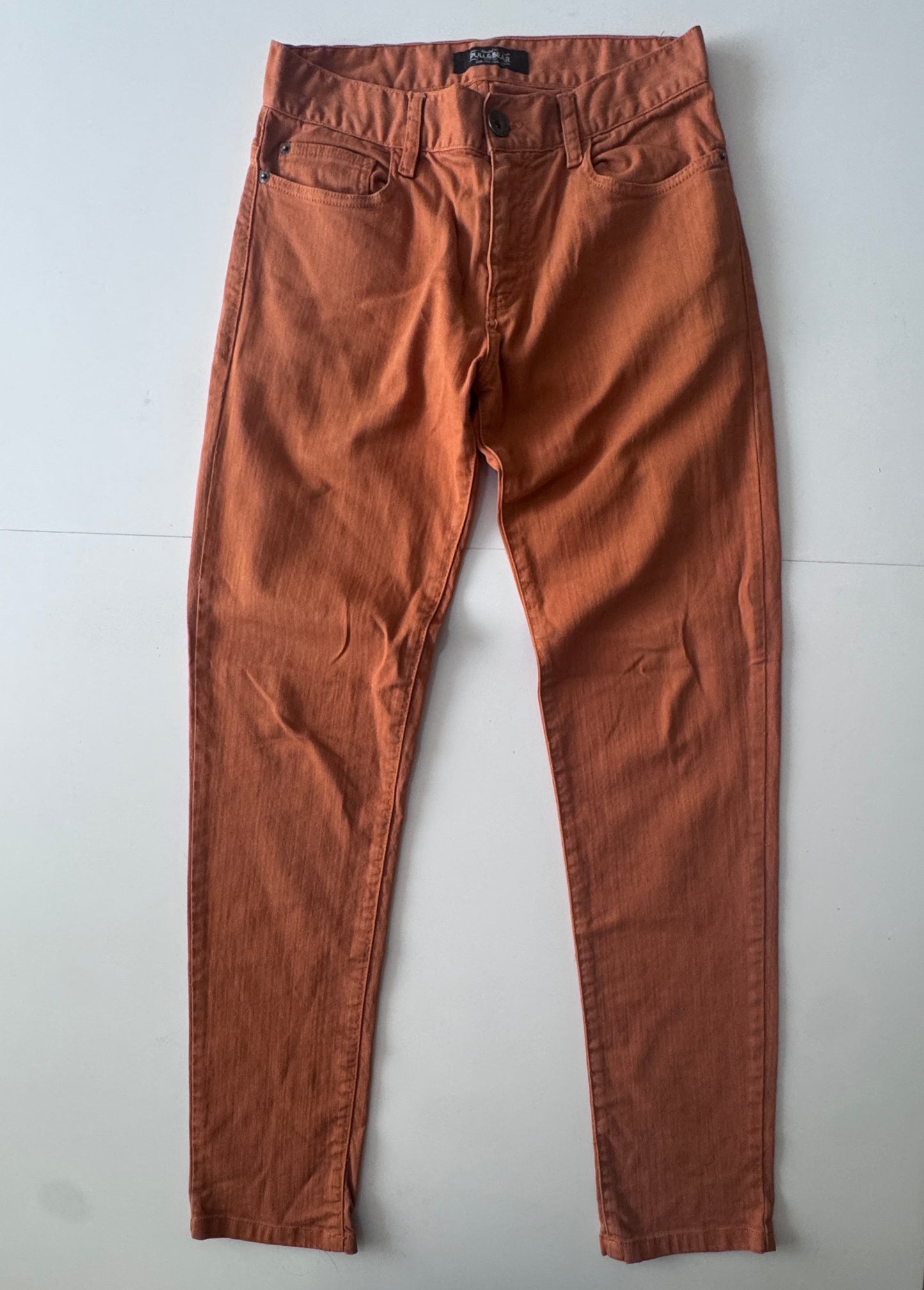 Jeans naranjas, Talla 31, Hombre, Pull & Bear