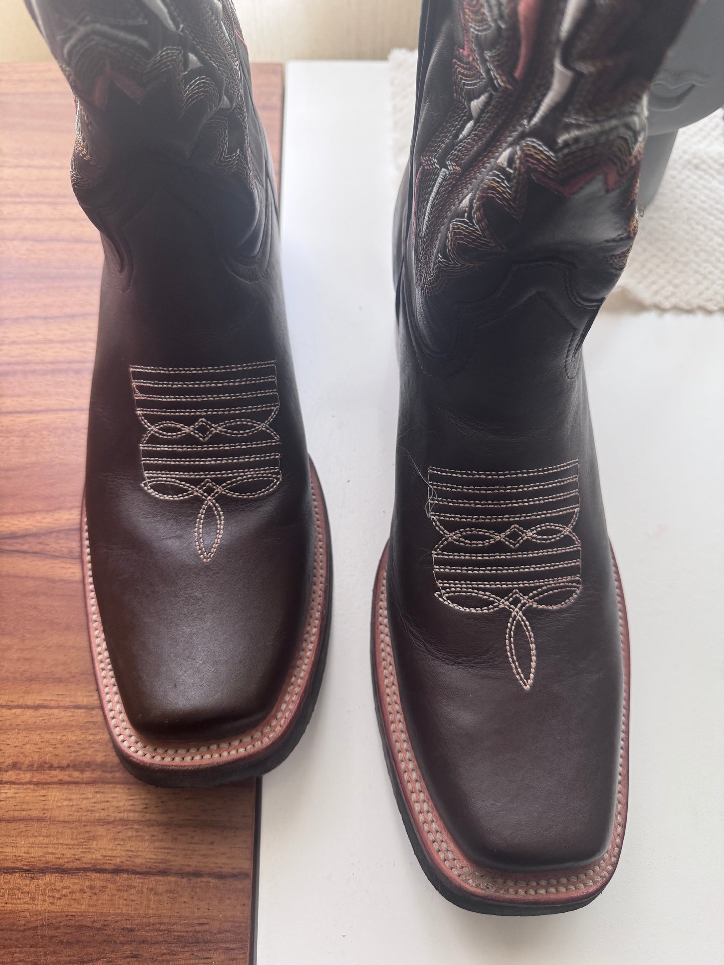 Botas rodeo cafes, Talla 8.5Mx, Hombre, Villa Casal