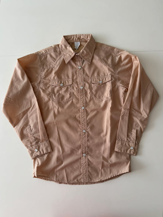 Camisa vaquera beige, Talla 16 años, Niño, Kracto